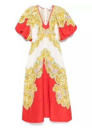 ALEMAIS Sierra midi dress - White