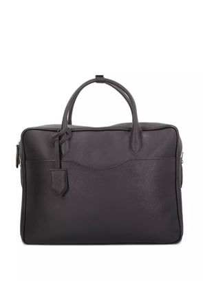 Longchamp leather laptop bag - Black