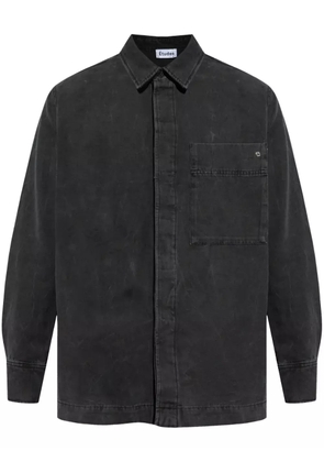 Études Studio stud-detail denim shirt - Black