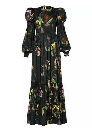 Agua By Agua Bendita Secreto Marina maxi dress - Black