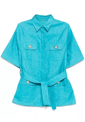 Elie Saab safari jacket - Blue