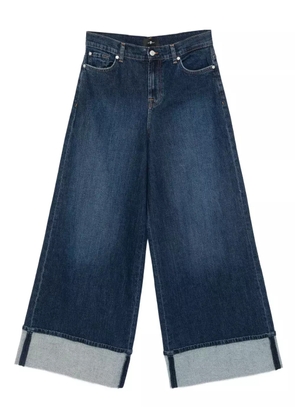 7 For All Mankind Marie cuffed jeans - Blue