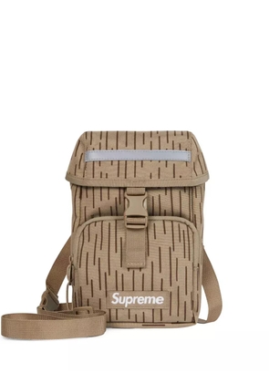Supreme logo-patch camera bag - Neutrals