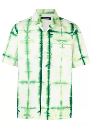 Nahmias tie-dye print short-sleeve shirt - Green