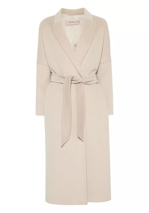 Blanca Vita textured coat - Neutrals