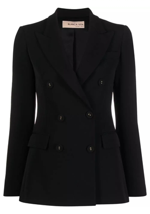 Blanca Vita double-breasted blazer - Black