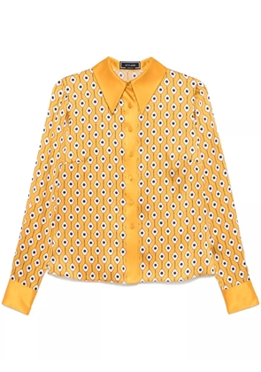 STYLAND floral-print shirt - Yellow