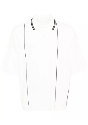 CROQUIS knitted polo shirt - White