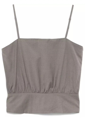 REMAIN gathered top - Grey