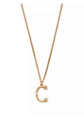 Emanuele Bicocchi C letter-pendant chain necklace - Gold