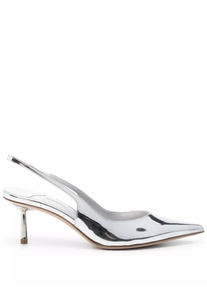Le Silla 55mm Bella slingback pumps - Silver