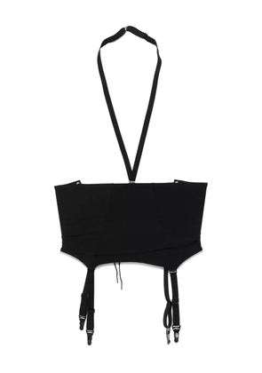 Maison Close Nuit Infinie suspenders-detail garter - Black