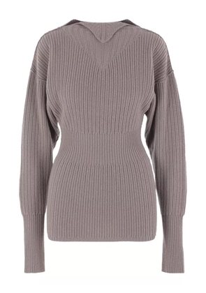 Rick Owens ribbed wool sweater - Neutrals