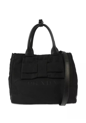 Prada Pre-Owned 2010s bow-detail handbag - Black