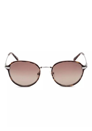 GUESS EYEWEAR tortoiseshell round-frame sunglasses - Brown
