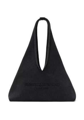 Alexander Wang triangular logo-plaque bag - Black