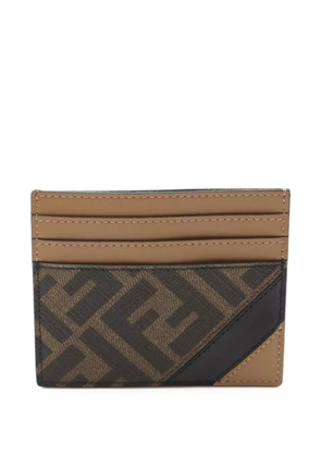 Fendi Pre-Owned 2020s Zucca canvas cardholder - Brown