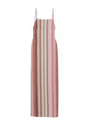 Missoni open-back maxi dress - Red
