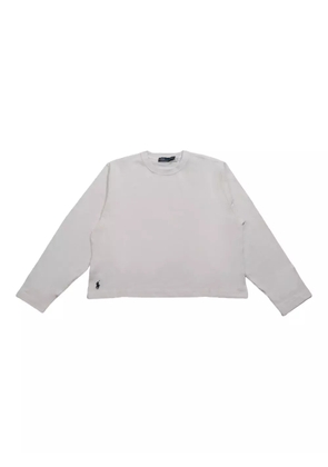 Polo Ralph Lauren long-sleeve cropped T-shirt - White