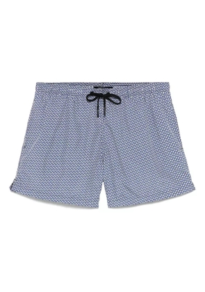 Tagliatore geometric-print swim shorts - Blue