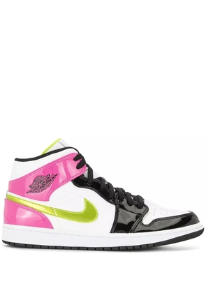 Jordan Air Jordan 1 Mid SE 'Cyber / Active Fuchsia' sneakers - White