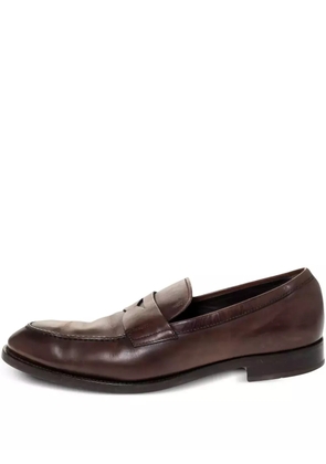 Tod's Vintage pre-owned leather penny-slot loafers - Brown