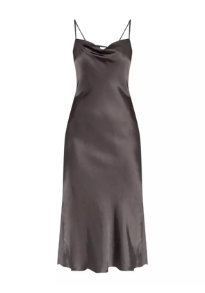 MUNTHE cowl-neck slip dress - Grey
