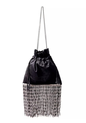 Nannacay Minke fringed shoulder bag - Black