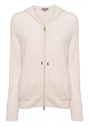 N.Peal Honeycomb knit hoodie - Neutrals