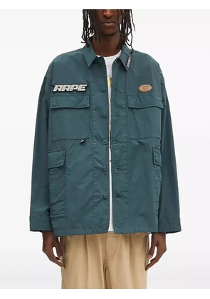 AAPE BY *A BATHING APE® cargo-pocket overshirt - Green