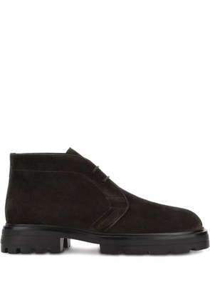 Hogan suede boots - Black