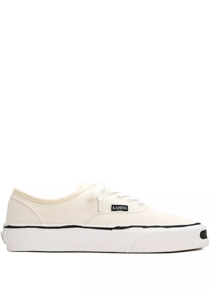 KAMIYA Herc canvas low-top sneakers - White