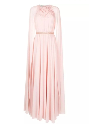 Sachin & Babi Belladonna cape gown - Pink