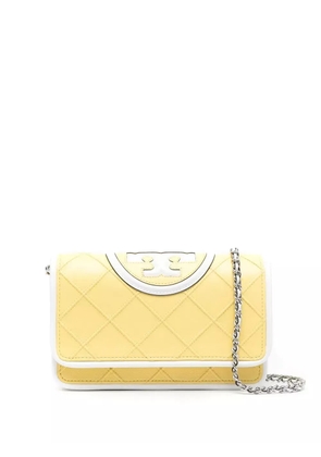 Tory Burch quilted leather crossbody bag - Yellow