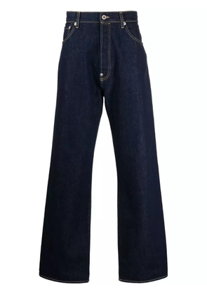 Kenzo dark-wash wide-leg trousers - Blue