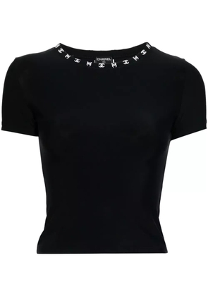CHANEL Pre-Owned 1997 CC T-shirt - Black