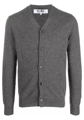 Comme Des Garçons Play x the Artist Invader wool cardigan - Grey