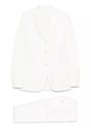 Eleventy single-breasted suit - White