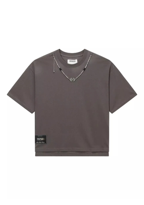 Musium Div. chain-detail T-shirt - Grey