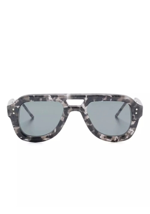 Thom Browne Eyewear pilot-frame sunglasses - Grey