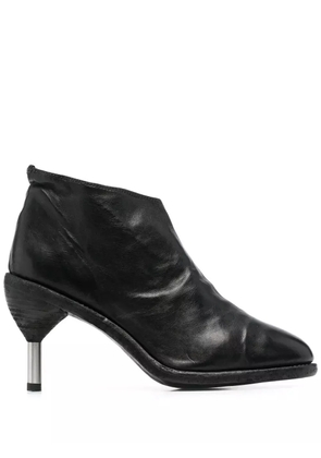 Guidi metal-heel ankle boots - Black