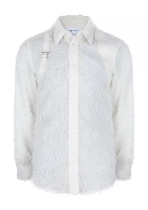 Alexander McQueen Harness textured shirt - White
