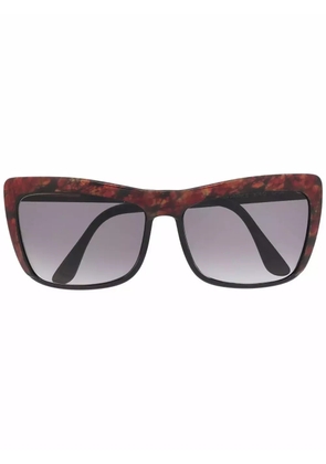 Linda Farrow tortoiseshell cat-eye sunglasses - Black