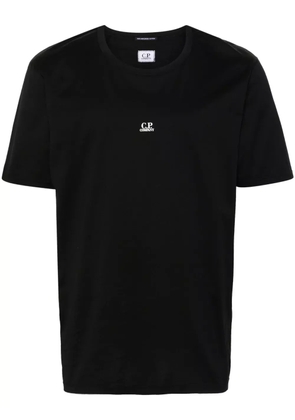 C.P. Company logo-print cotton T-shirt - Black