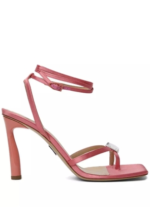 Paul Andrew Cube Toe-Ring 95mm sandals - Pink