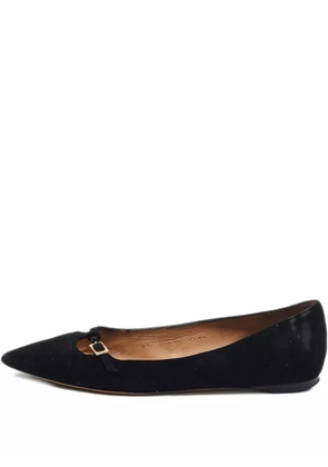 Ferragamo Pre-Owned pointed-toe ballet flats - Black