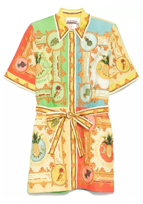 ALEMAIS La Musica mini dress - Yellow