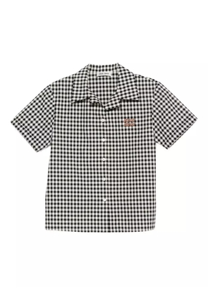 Miu Miu gingham-check shirt - Black
