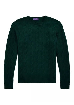 Ralph Lauren Purple Label cable-knit jumper - Green