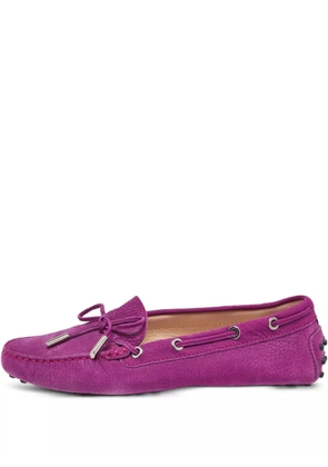 Tod's Vintage leather loafers - Purple